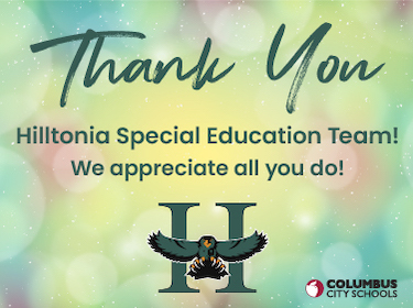 Thank you Hilltonia special education team!